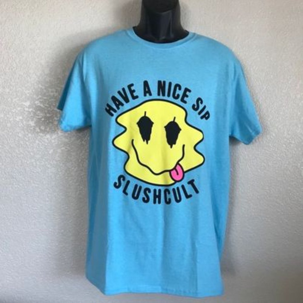Slushcult Have A Nice Sip Mens T-Shirt Sz M  NWT